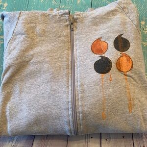 Avett Brothers Gray Zip-Up Hoodie